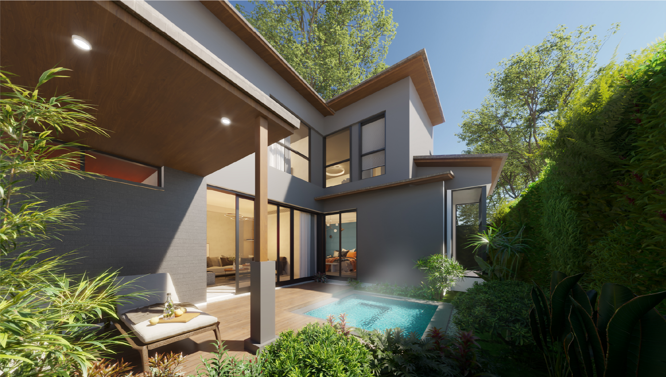 KIẾN TRÚC Biệt thự tứ lập Asuka Villas